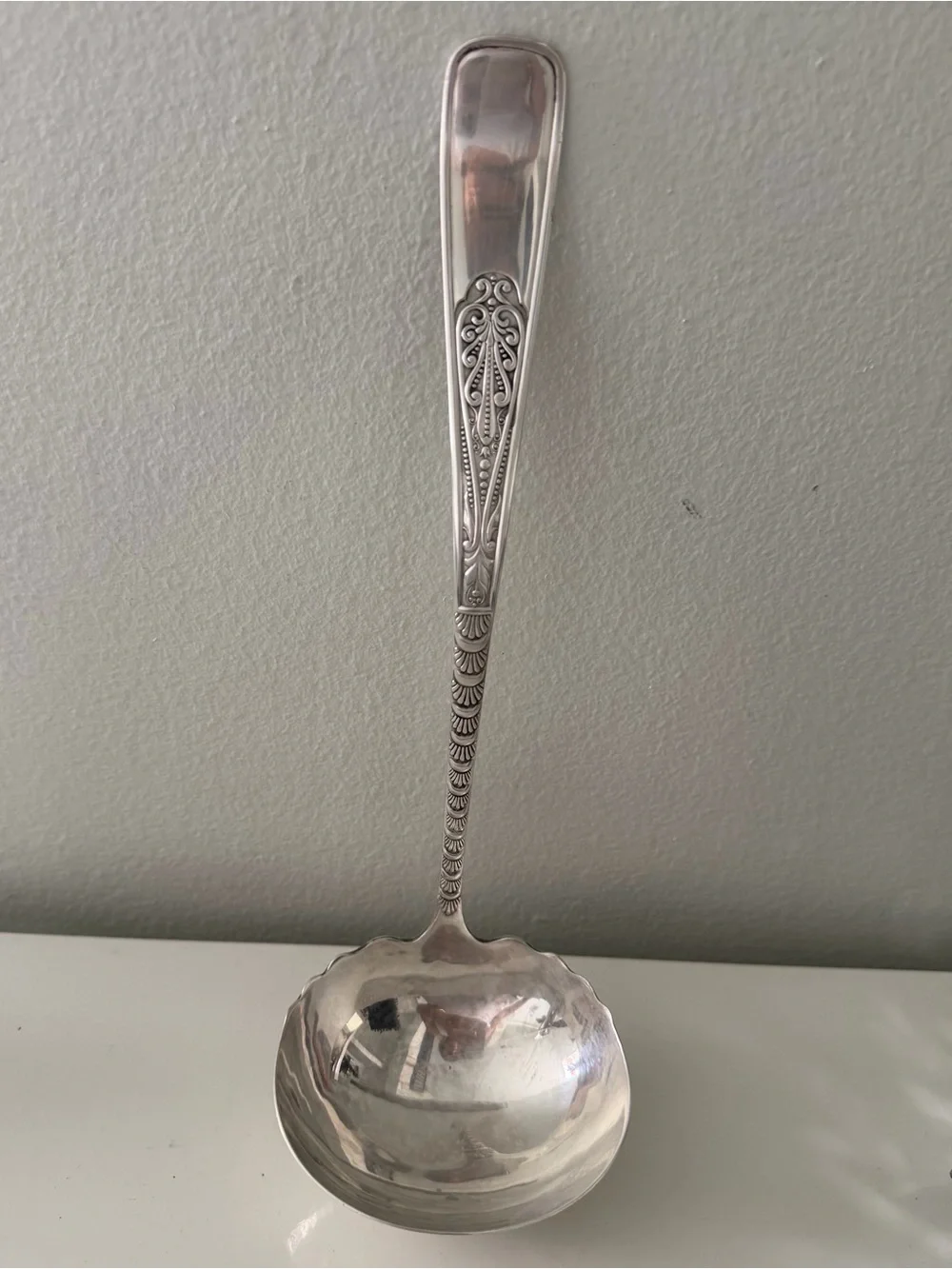 Holmes & Edwards Vintage  Silver plated 10” Serving Ladle